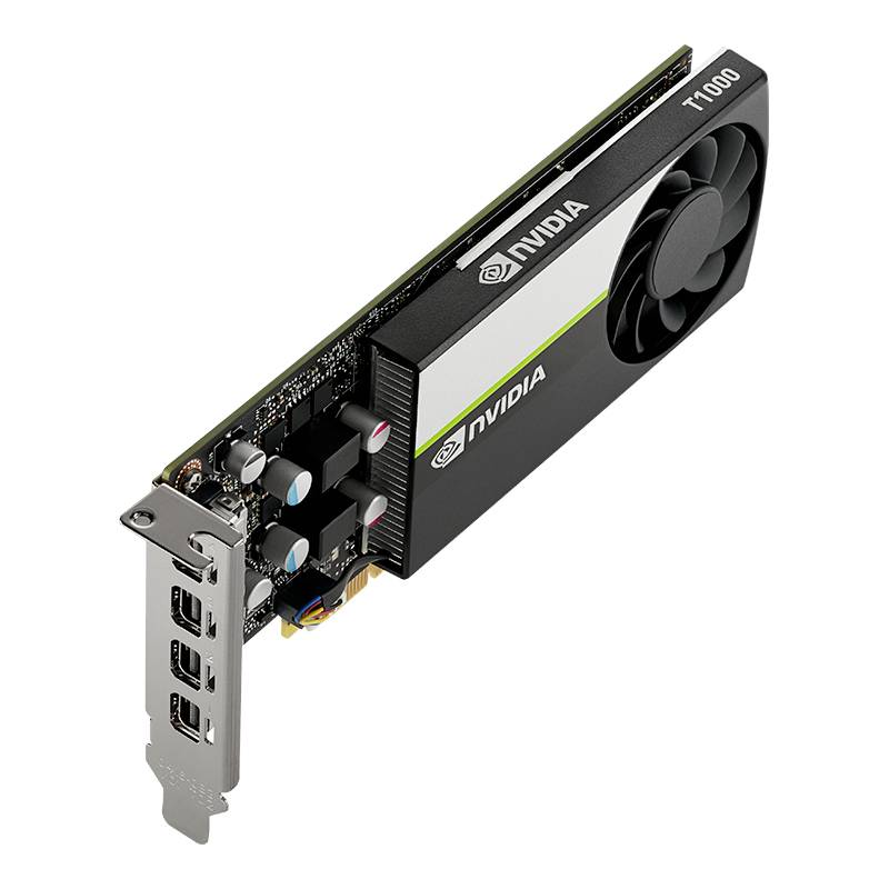 PNY Grafikkarte Nvidia T1000 8 GB GDDR6-RAM PCIe x16 Mini DisplayPort Low Profile