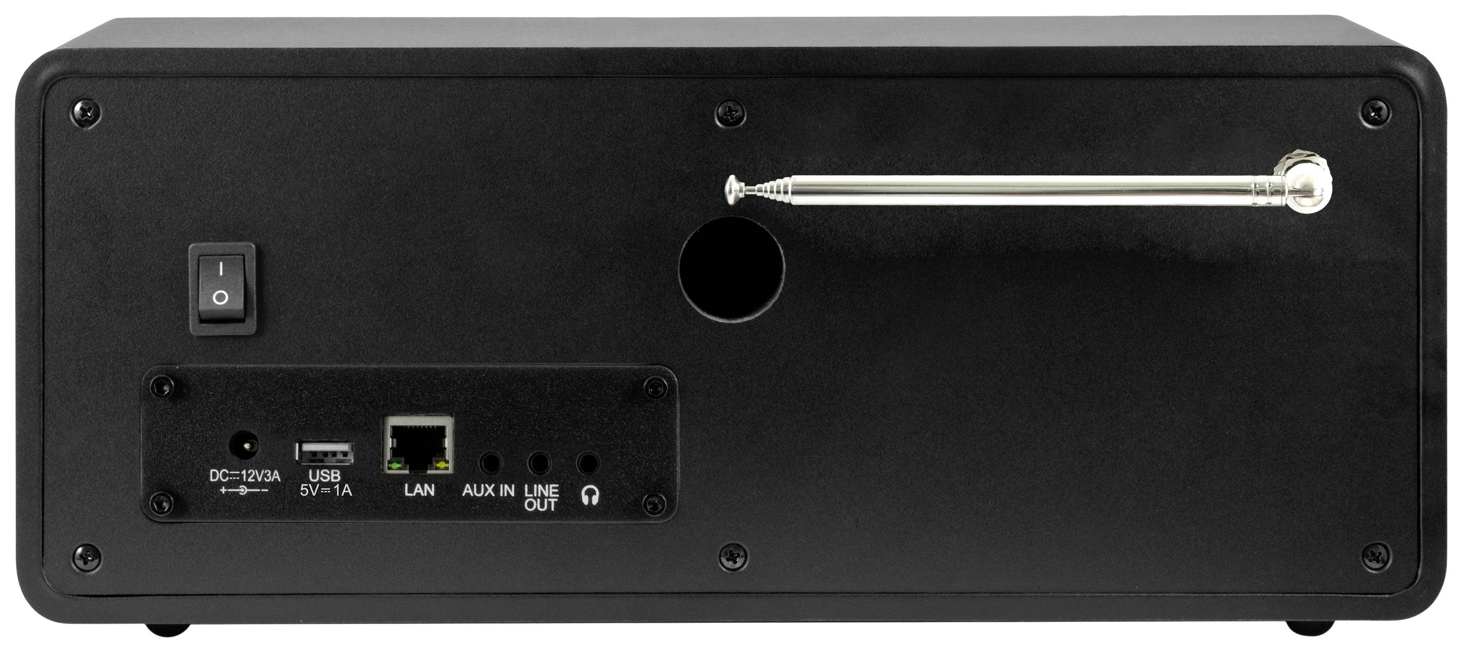 Telestar IR 200 (Schwarz) Küchenradio DAB+, DAB, UKW USB, WLAN, Bluetooth® Weckfunktion, DLNA-fähig, Inkl. Fernbedienung Schwarz