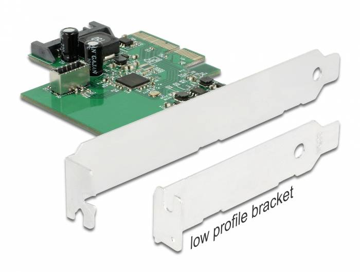 Delock USB 3.2 Gen 2 (USB 3.1 Gen 2) Adapter [1x PCIe 3.0 x4 - 1x USB 3.2 Gen 2 (USB 3.1)] 89029