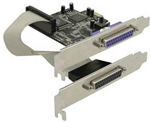 Delock 89125 2 Port Parallele Steckkarte Parallel (IEEE 1284) PCIe x1