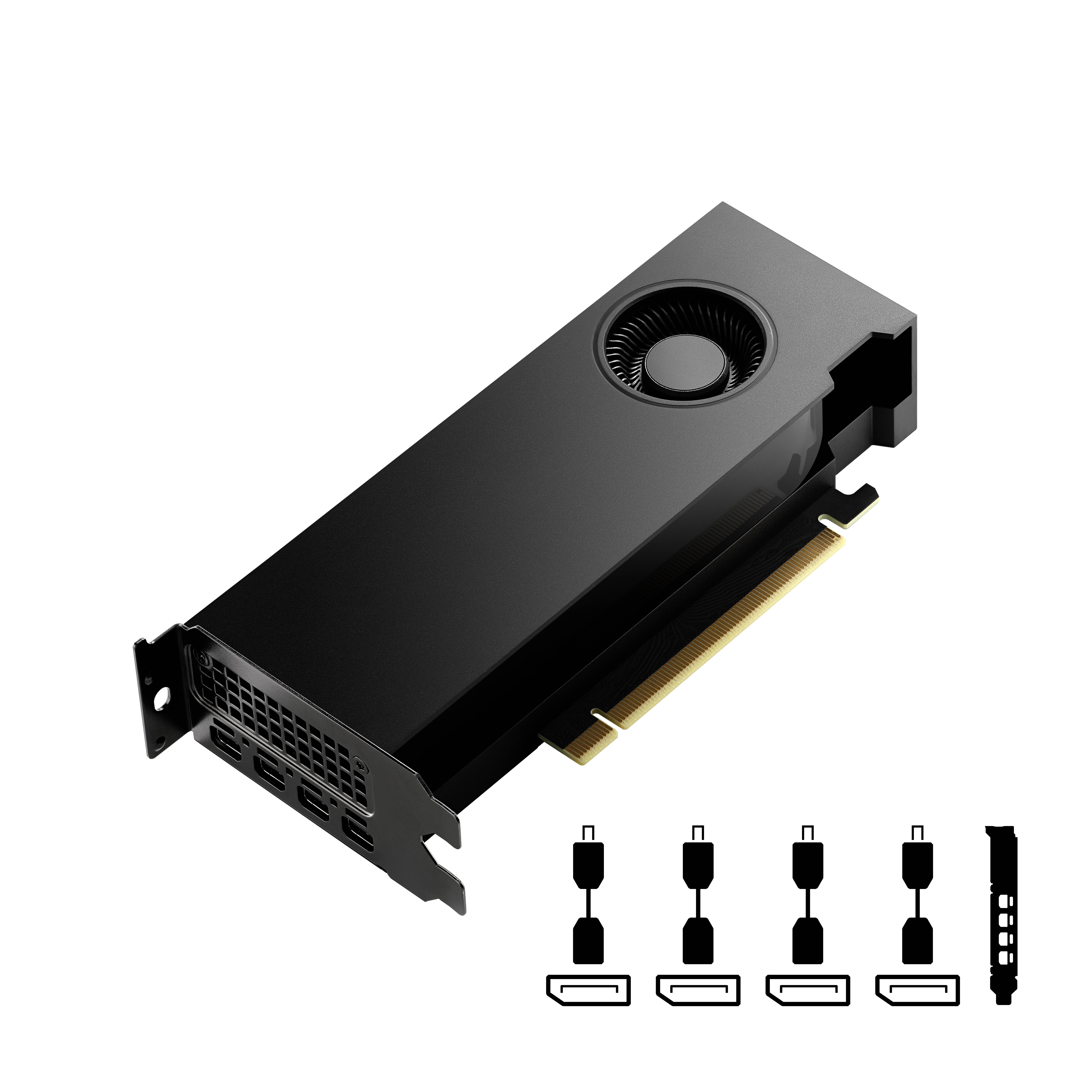 PNY Grafikkarte Nvidia Quadro RTX 4000 Ada Generation 20GB GDDR6-RAM PCIe x16 Mini DisplayPort Low Profile