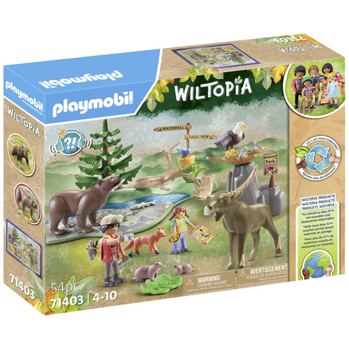 Playmobil® Wiltopia Dépiquer les animaux de l'Amérique du Nord 71403