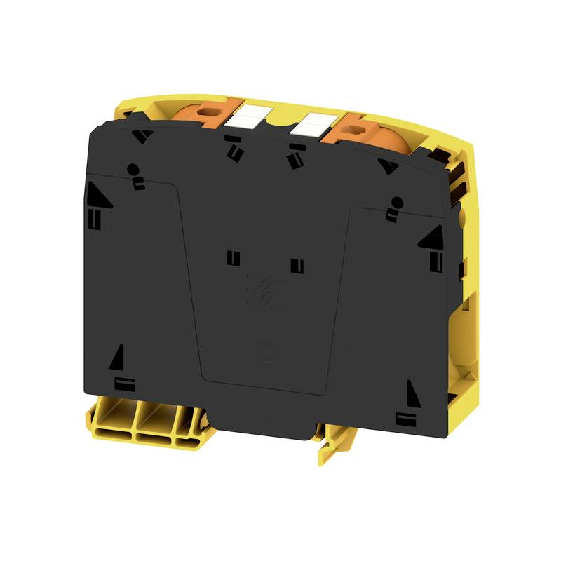 Weidmüller 2742130000 Durchgangsklemme Push-In-Klemme, Steckanschluss Schwarz-Gelb 5St.