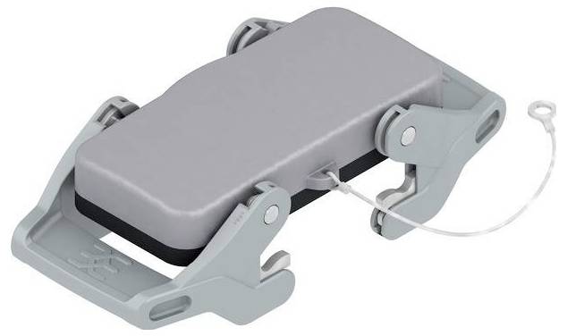 Gehäuse (Industriesteckverbinder), Deckel für Gehäuseunterteile, Querbügel am Unterteil, Baugröße: 6, IP65 (im gestecktem Zustand) HDC 16B DMDQ