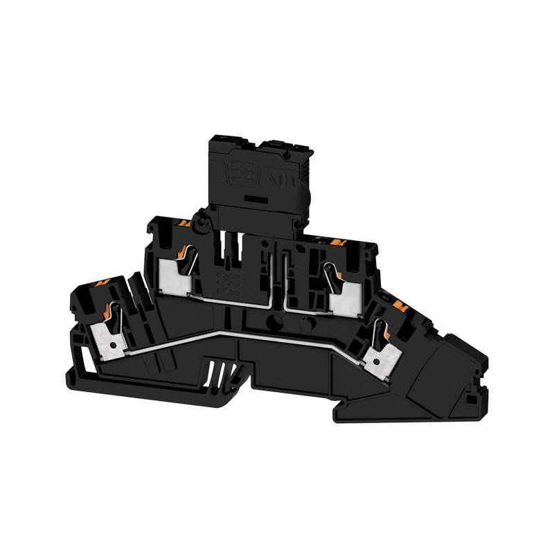 Weidmüller 2816980000 Sicherungsklemme Push-In-Klemme, Steckanschluss Schwarz 50St.