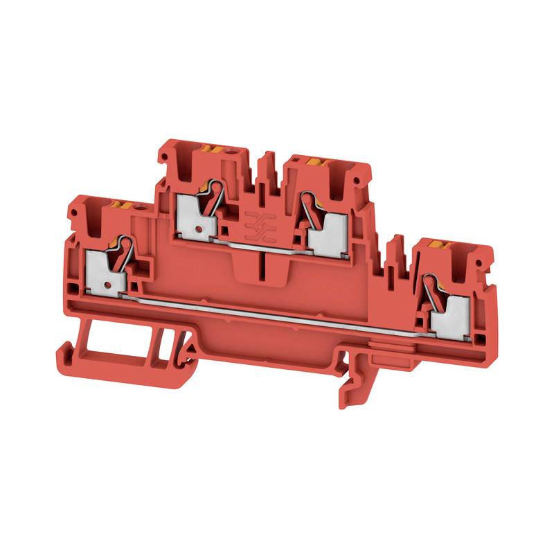 Weidmüller 2744240000 Mehrstockklemme Push-In-Klemme, Steckanschluss Rot 50St.
