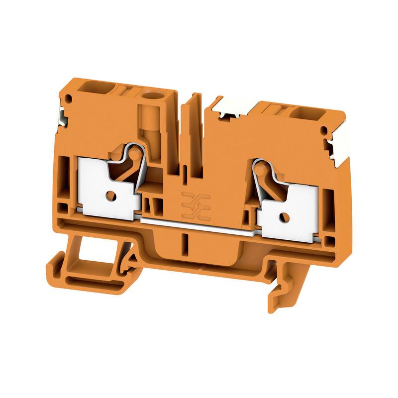 Weidmüller 2799190000 Durchgangsklemme Push-In-Klemme, Steckanschluss Orange 50St.