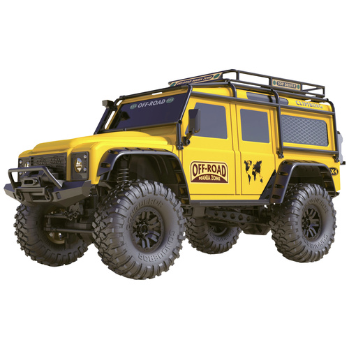 Amewi Dirt Climbing SUV Safari Brushed 1:10 RC Modellauto Elektro Crawler Allradantrieb (4WD) RtR 2,4GHz Inkl. Akku und Ladegerät