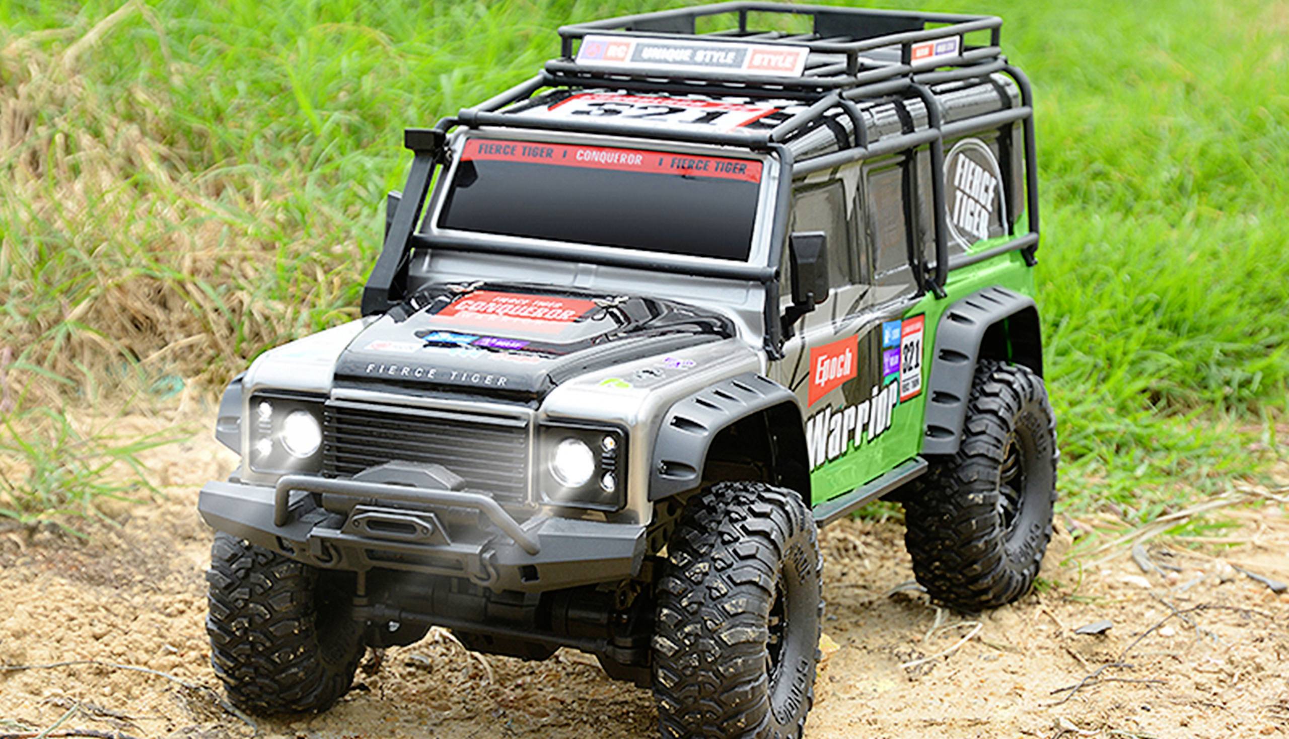 Amewi Dirt Climbing Fierce Tiger Brushed 1:10 RC Modellauto Elektro Crawler Allradantrieb (4WD) RtR 2,4GHz Inkl. Akku un