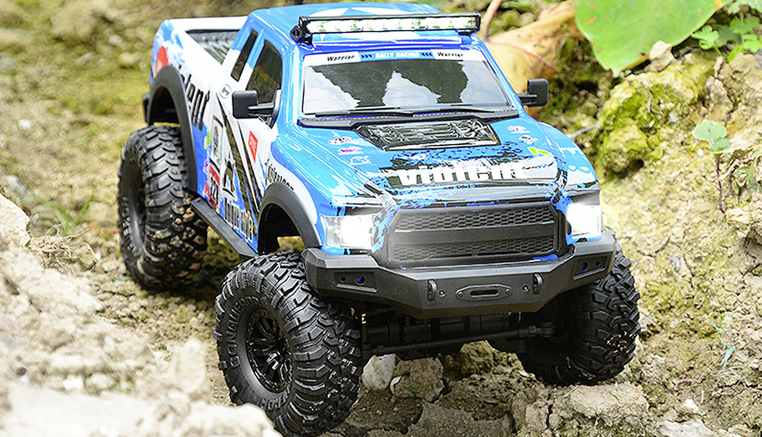 Amewi Dirt Climbing PickUp Race Brushed 1:10 RC Modellauto Elektro Crawler Allradantrieb (4WD) RtR 2,4GHz Inkl. Akku un