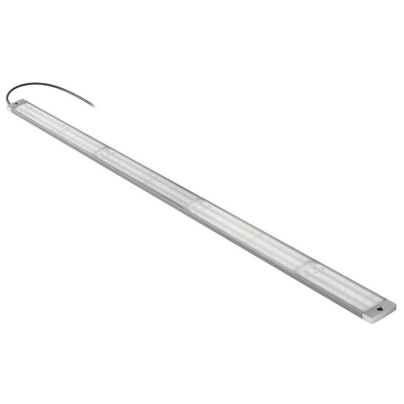LED-Leuchte in länglicher Form mit Anschlusskabel, geeignet für verschiedene Beleuchtungsanwendungen.