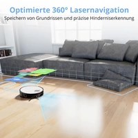 Medion MD 20004 Saug-und Wischroboter Schwarz, Silber mit Staubbeutel, mit Wischfunktion, kompatibel mit Amazon Alexa, kompatibel mit Google Home Medion MD 20004 Saug-und Wischroboter Schwarz, Silber mit Staubbeutel, mit Wischfunktion, kompatibel mit Amazon Alexa, kompatibel mit Google Home