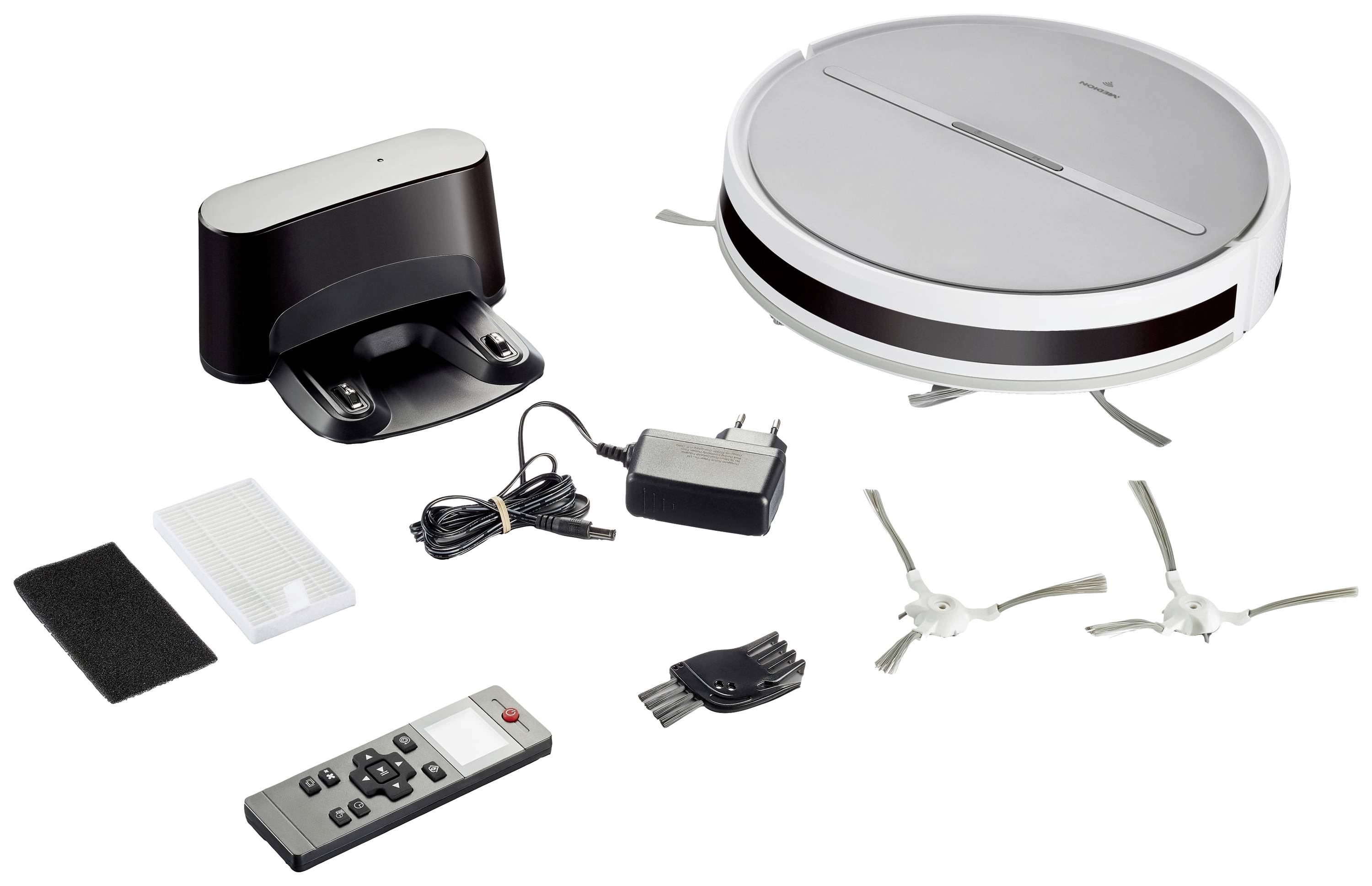 Medion MD 19719 Saugroboter Weiß App gesteuert