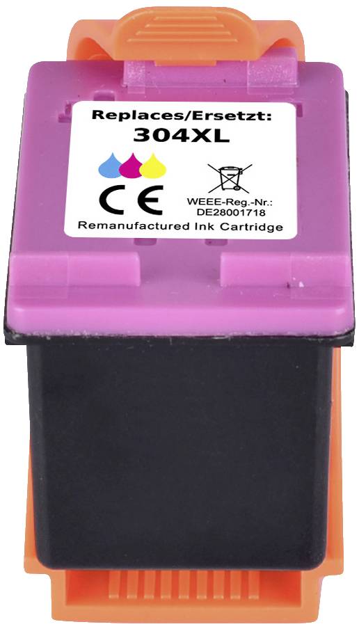 Renkforce Druckerpatrone ersetzt HP 304XL, N9K07AE Kompatibel Cyan, Magenta, Gelb RF-5705436