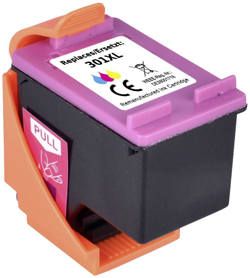 Renkforce Druckerpatrone ersetzt HP 301XL, CH564EE Kompatibel Cyan, Magenta, Gelb RF-5705444