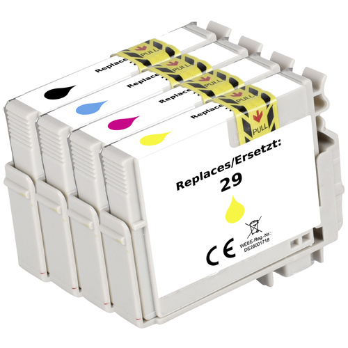 Renkforce Druckerpatrone ersetzt Epson 29, T2986, T2981, T2982, T2983, T2984 Kompatibel Kombi-Pack