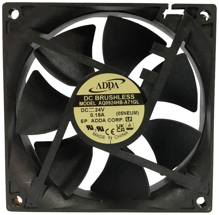 ADDA AQ0924HB-A71GL(05NEUM) Axiallüfter 24 V/DC (L x B x H) 92.5 x 92.5 x 25mm