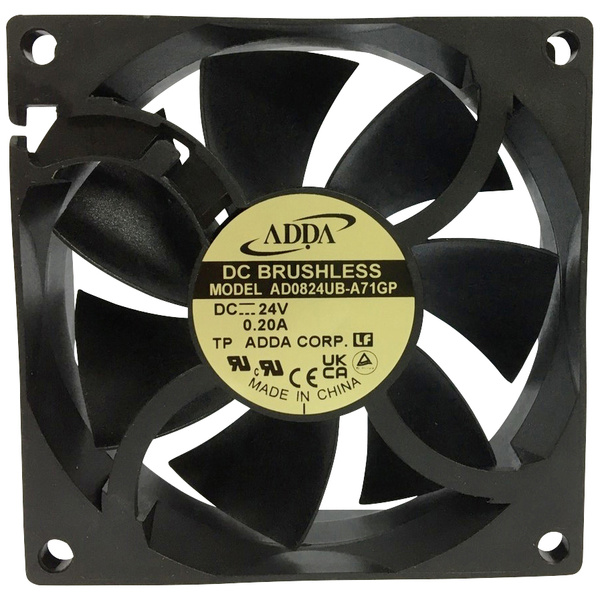ADDA AD0824UB-A71GP Axiallüfter 24 V/DC (L x B x H) 80 x 80 x 25mm