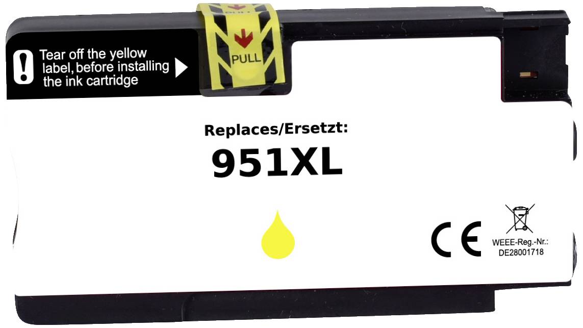 Renkforce Druckerpatrone ersetzt HP 951XL, CN048AE Kompatibel Gelb RF-5706060