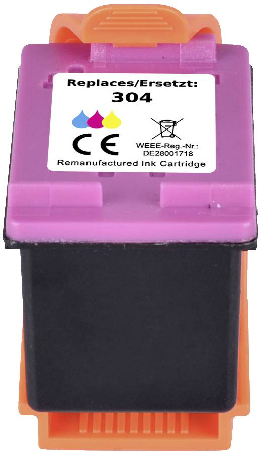 Renkforce Druckerpatrone ersetzt HP 304, N9K05AE Kompatibel Cyan, Magenta, Gelb RF-5706076