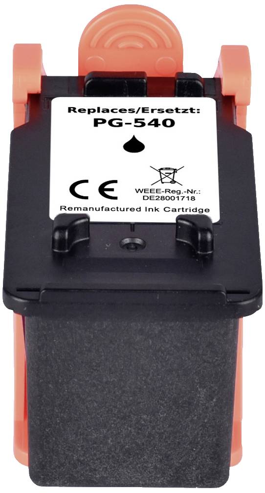 Renkforce Druckerpatrone ersetzt Canon PG-540 Kompatibel Schwarz RF-5706082
