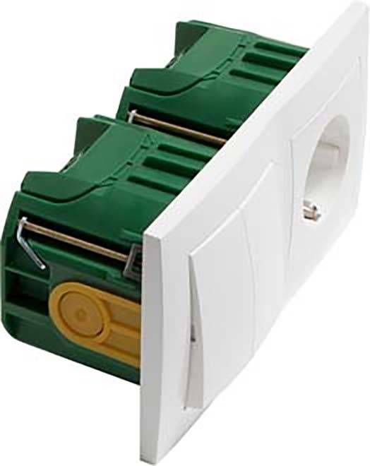 PEHA by Honeywell Komplett Schalter/Steckdosen Kombination Weiß 75261 1St.