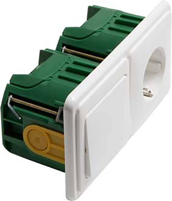 PEHA by Honeywell Komplett Schalter/Steckdosen Kombination Weiß 75341 1St.