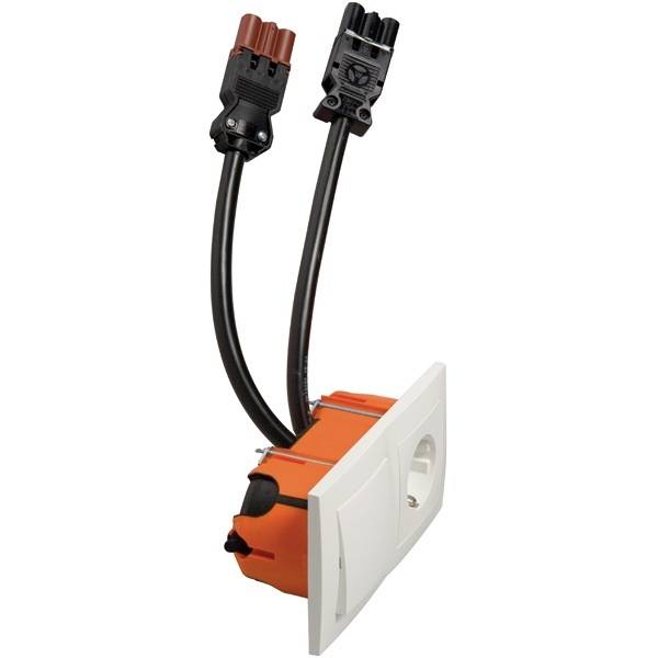 PEHA by Honeywell Komplett Schalter/Steckdosen Kombination Weiß 76591 1St.