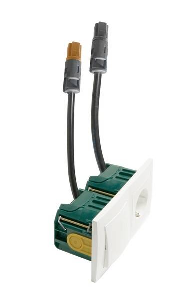 PEHA by Honeywell Komplett Schalter/Steckdosen Kombination Weiß 75601 1St.