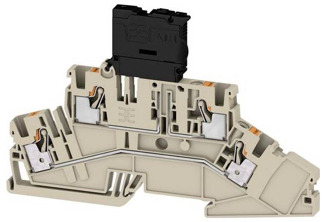 Weidmüller 2831500000 Sicherungsklemme Push-In-Klemme, Steckanschluss Dunkelbeige 50St.