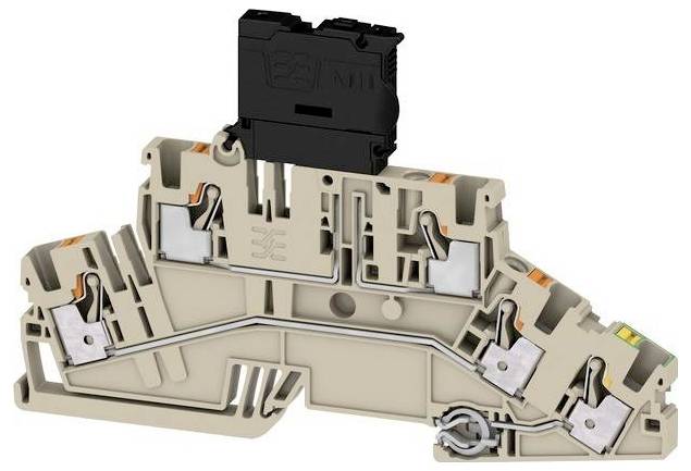 Weidmüller 2831510000 Sicherungsklemme Push-In-Klemme, Steckanschluss Dunkelbeige 50St.