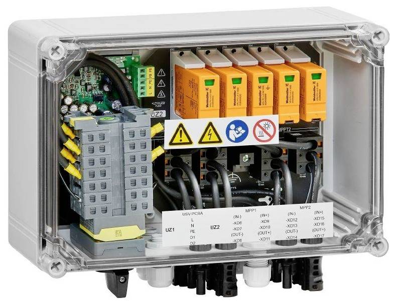 Weidmüller 8000098970 PVC DC 2I 1O 2MPP RD SPD1R EVO 11 Generatoranschlusskasten 1St.