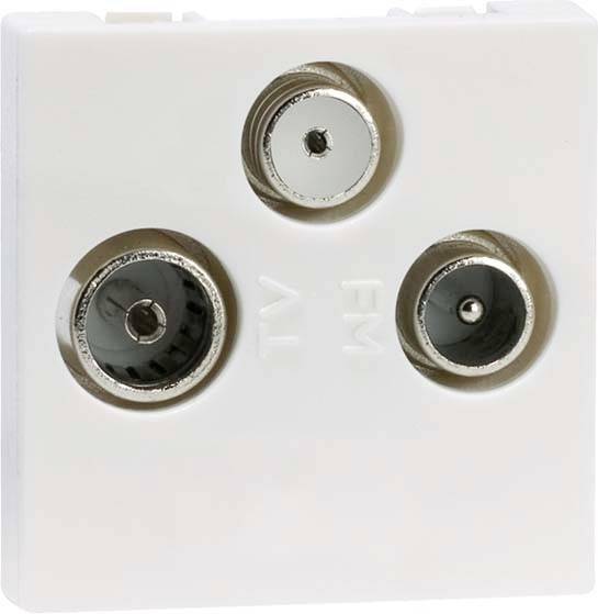 PEHA by Honeywell Einsatz TV-Steckdose Weiß 524911 1St.