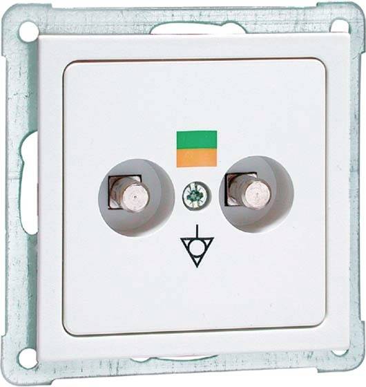 PEHA by Honeywell 2fach Einsatz Potenzial-Ausgleichsstecker-Dose Weiß 156421 1St.