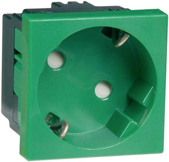 PEHA by Honeywell 1fach Einsatz Steckdose Grün 400411 1St.