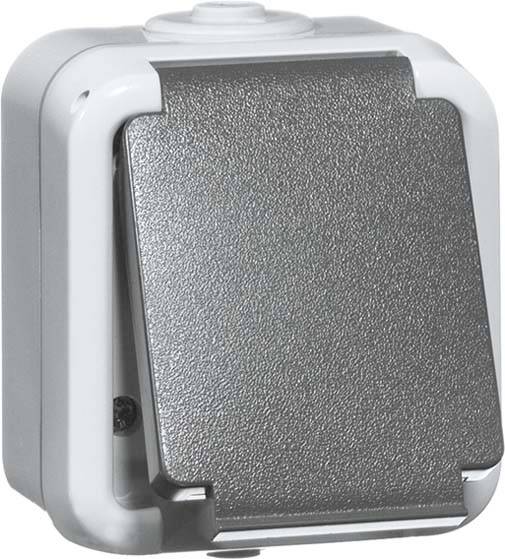 PEHA by Honeywell 1fach Komplett Steckdose Grau 306411 1St.