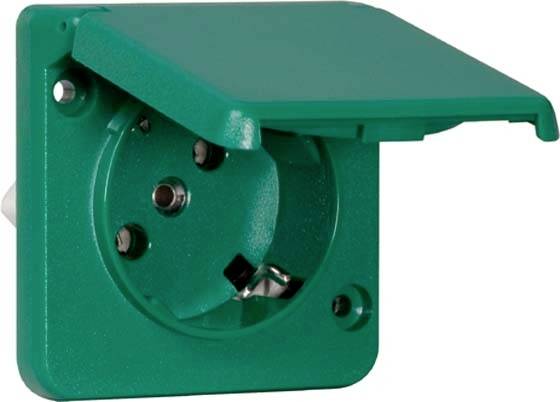 PEHA by Honeywell 1fach Komplett Steckdose Grün 642811 1St.