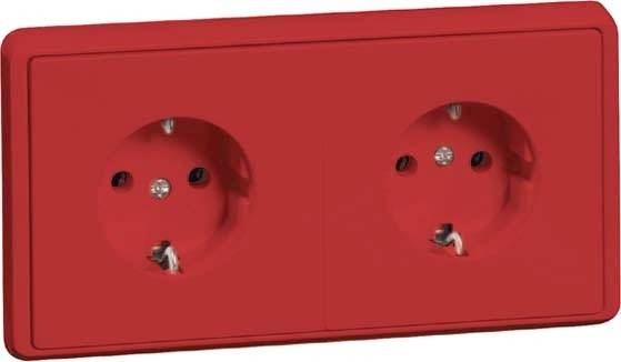 PEHA by Honeywell 1fach Komplett Steckdose Rubin-Rot 898311 1St.