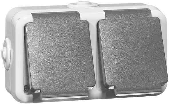 PEHA by Honeywell 1fach Komplett Steckdose Grau 306511 1 St.