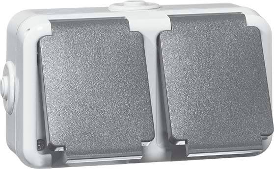 PEHA by Honeywell 1fach Komplett Steckdose Grau 306211 1St.