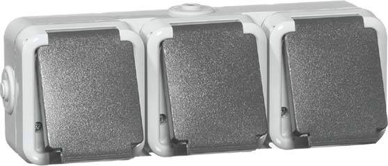 PEHA by Honeywell 1fach Komplett Steckdose Grau 306311 1 St.