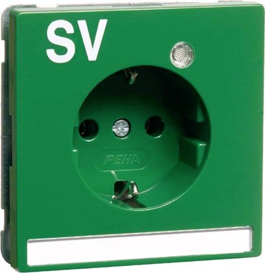 PEHA by Honeywell 1fach Einsatz Steckdose Grün 884911 1St.