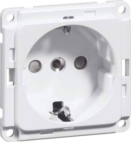 PEHA by Honeywell 1fach Einsatz Steckdose Aluminium 621311 1St.