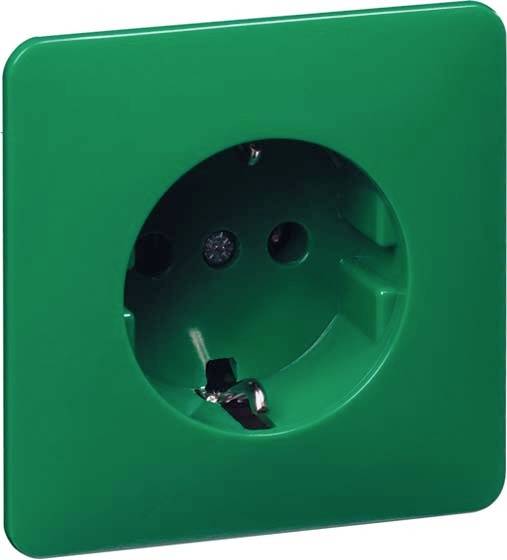 PEHA by Honeywell 1fach Komplett Steckdose Grün 567011 1St.