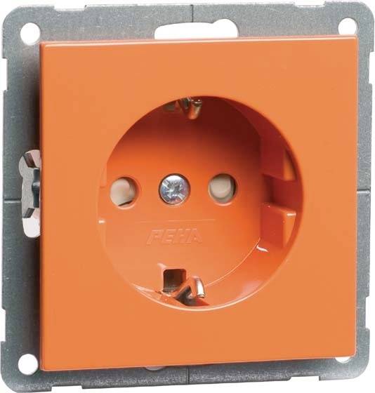 PEHA by Honeywell 1fach Einsatz Steckdose Orange 18821 1St.