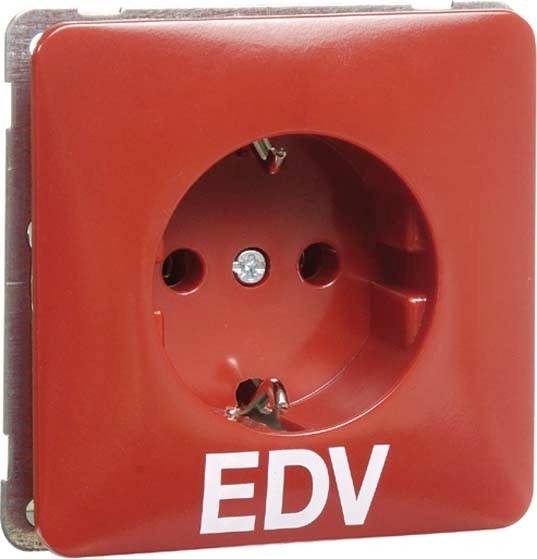 PEHA by Honeywell 1fach Einsatz Steckdose Rot 795311 1St.