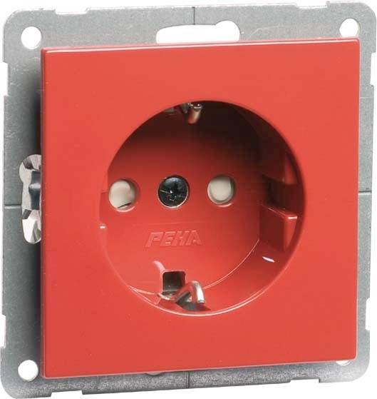 PEHA by Honeywell 1fach Einsatz Steckdose Rot 19021 1St.