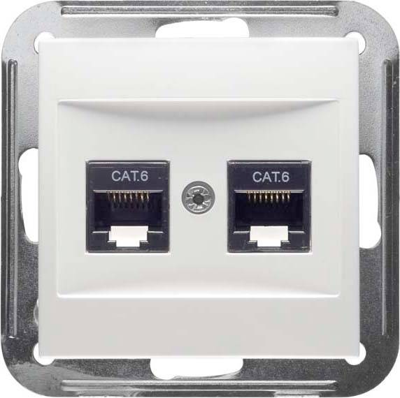 PEHA by Honeywell Netzwerkdose Aluminium 321651 1St.