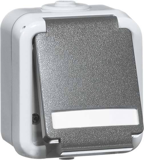 PEHA by Honeywell 1fach Komplett Schutzkontakt-Steckdose mit Klappdeckel 311311 1St.