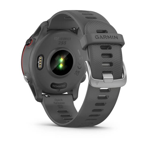 Garmin Forerunner® 255 Smartwatch 46mm Schiefer-Grau, Schwarz